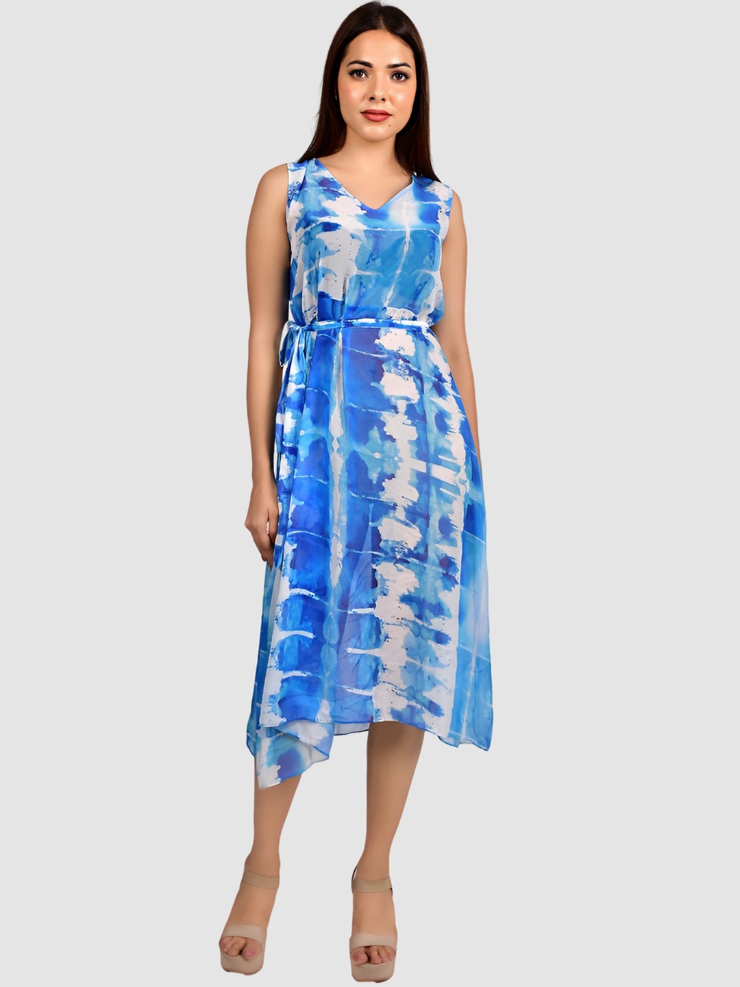 

Rajoria Instyle Women Digital Printed Cover-Up Dress, Blue