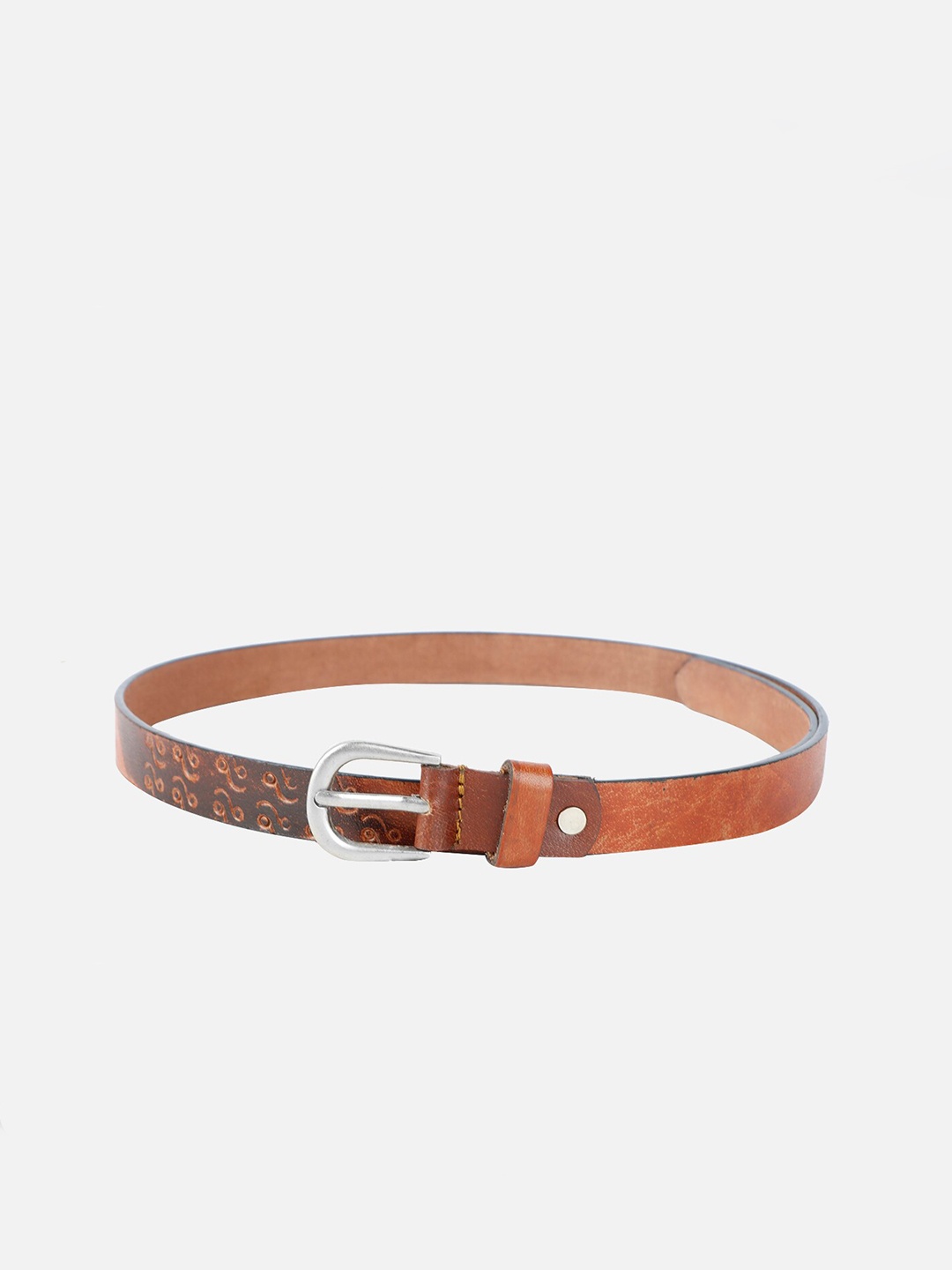 

WELBAWT Women Leather Formal Belt, Brown