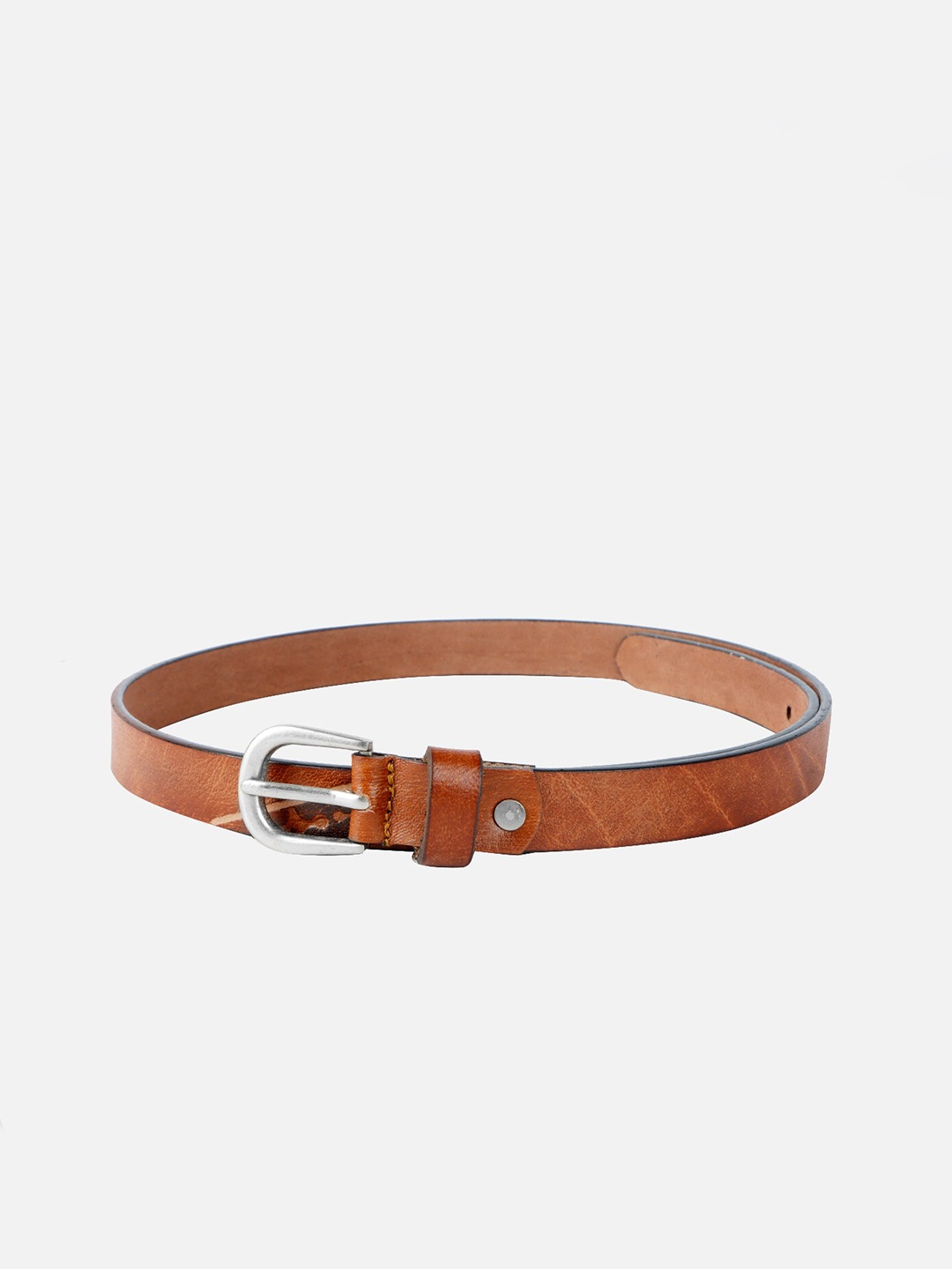 

WELBAWT Women Leather Formal Belt, Brown