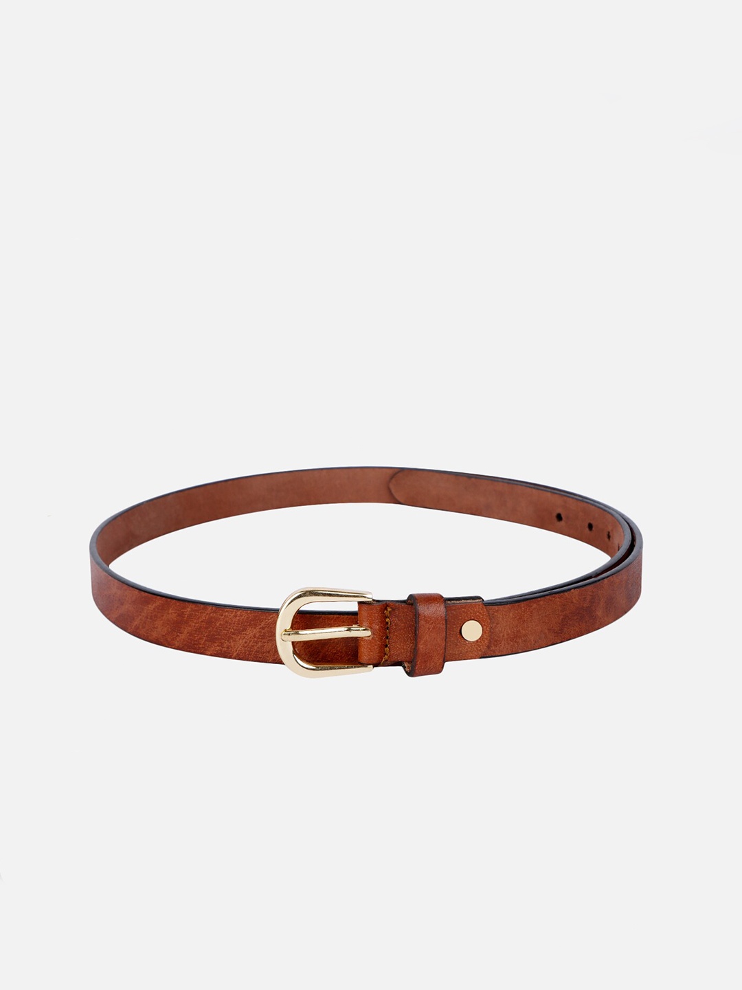 

WELBAWT Women Leather Formal Belt, Brown