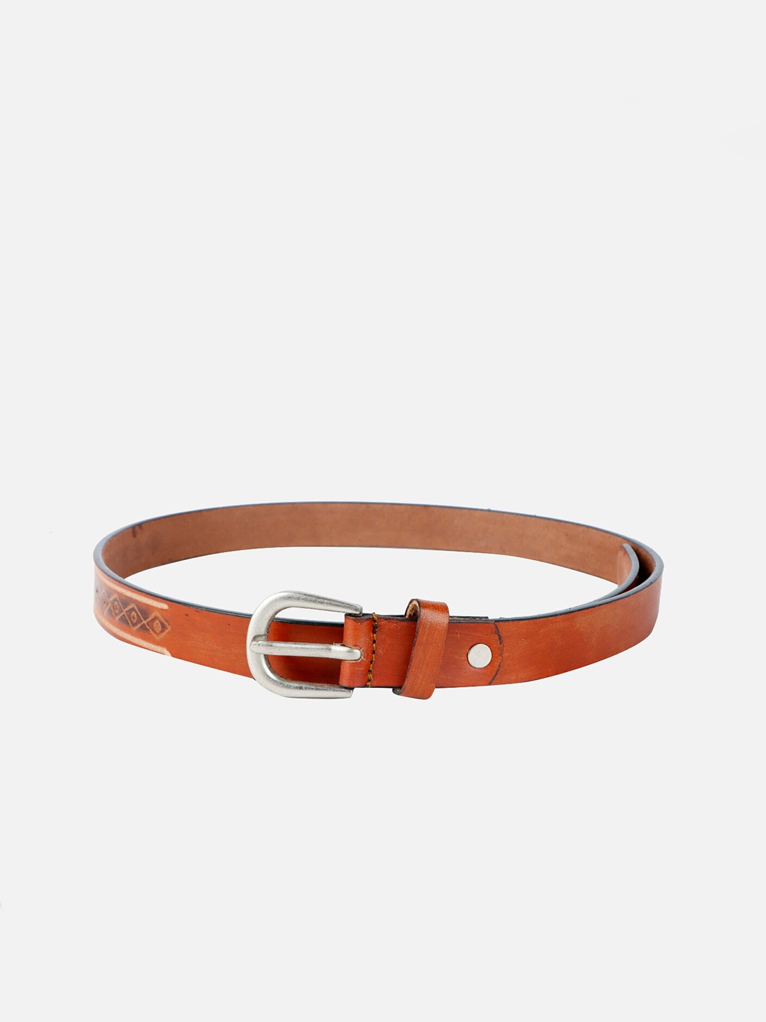 

WELBAWT Women Leather Formal Belt, Brown