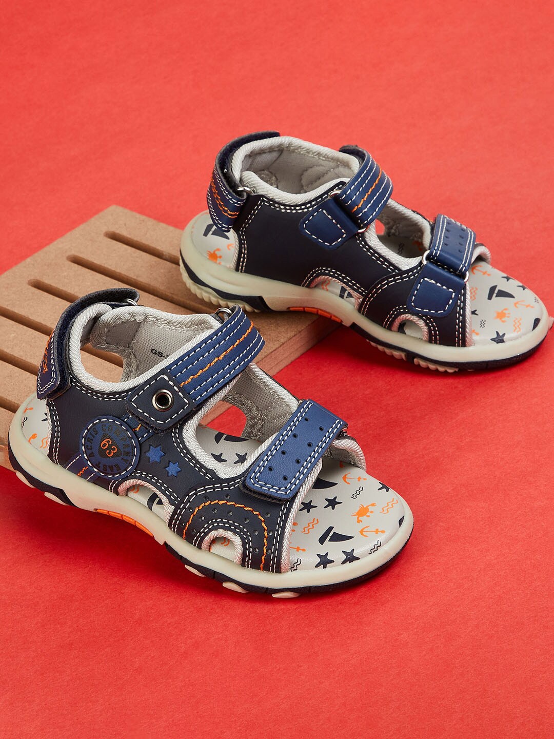 

Fame Forever by Lifestyle Boys Comfort Sandals, Navy blue