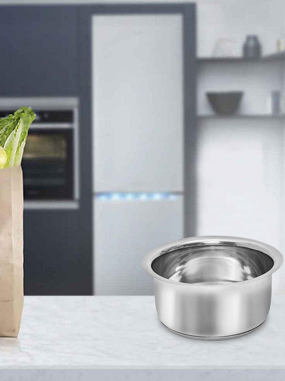 

Athome by Nilkamal Silver Toned Induction Base Tope 1.4 L