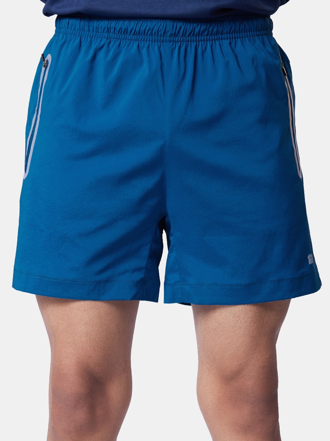 

The Souled Store Men Solid Cycling Sports Shorts, Blue