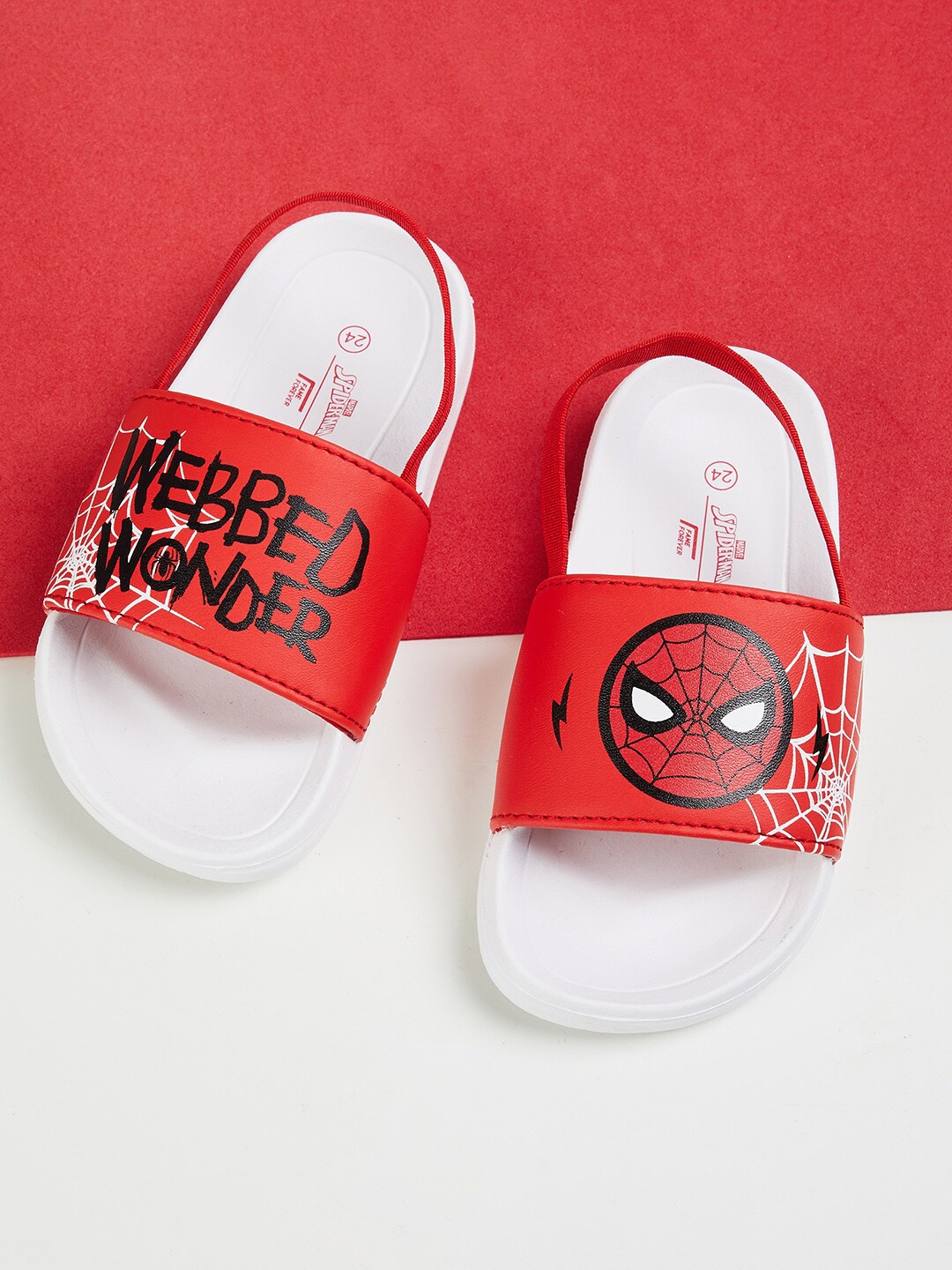 

Fame Forever by Lifestyle Boys Printed Sliders, Red