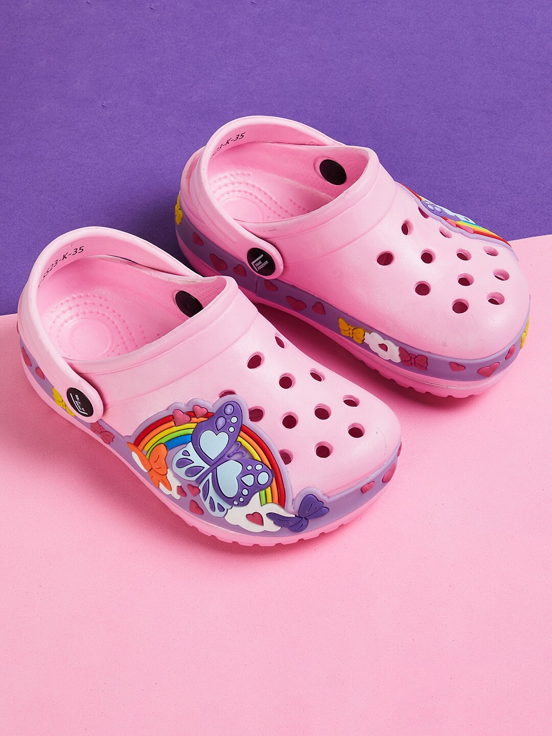 

Fame Forever by Lifestyle Girls Printed Clogs, Pink