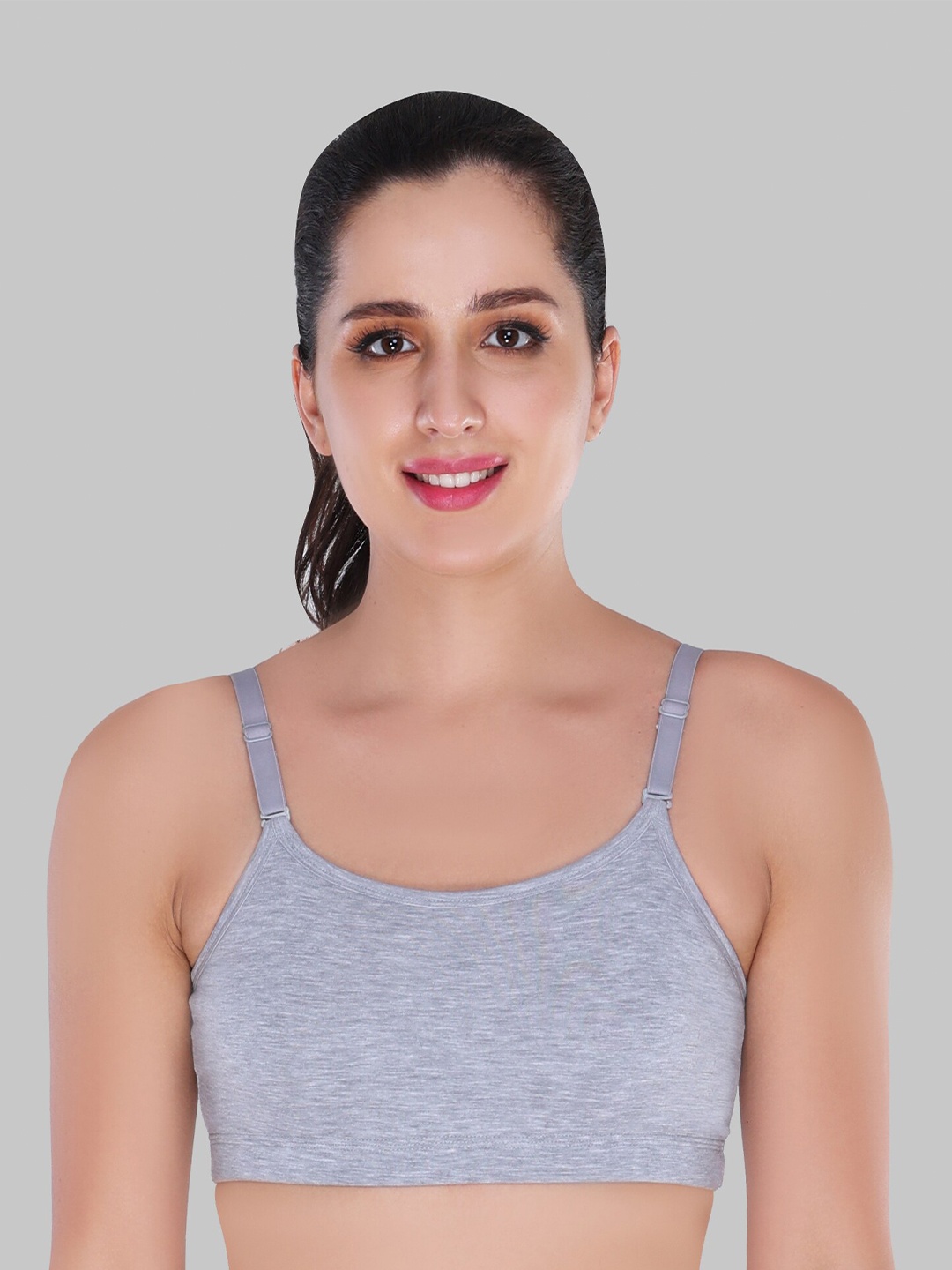 

Innocence Non Padded & Non Wired Bra, Grey
