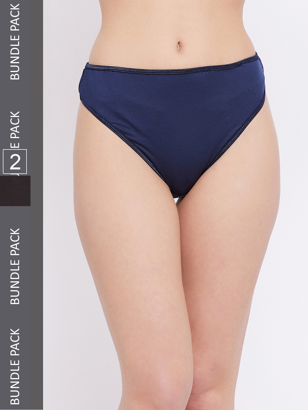 

SECRETS BY ZEROKAATA Women Pack Of 2 Assorted Mid-Rise Briefs SZASTPTY50043A