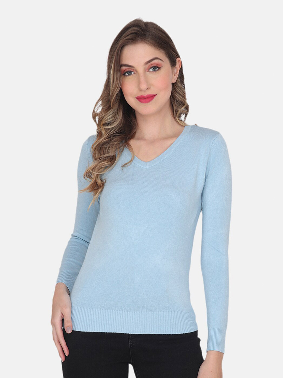 

Albion Women Pullover Sweater, Blue