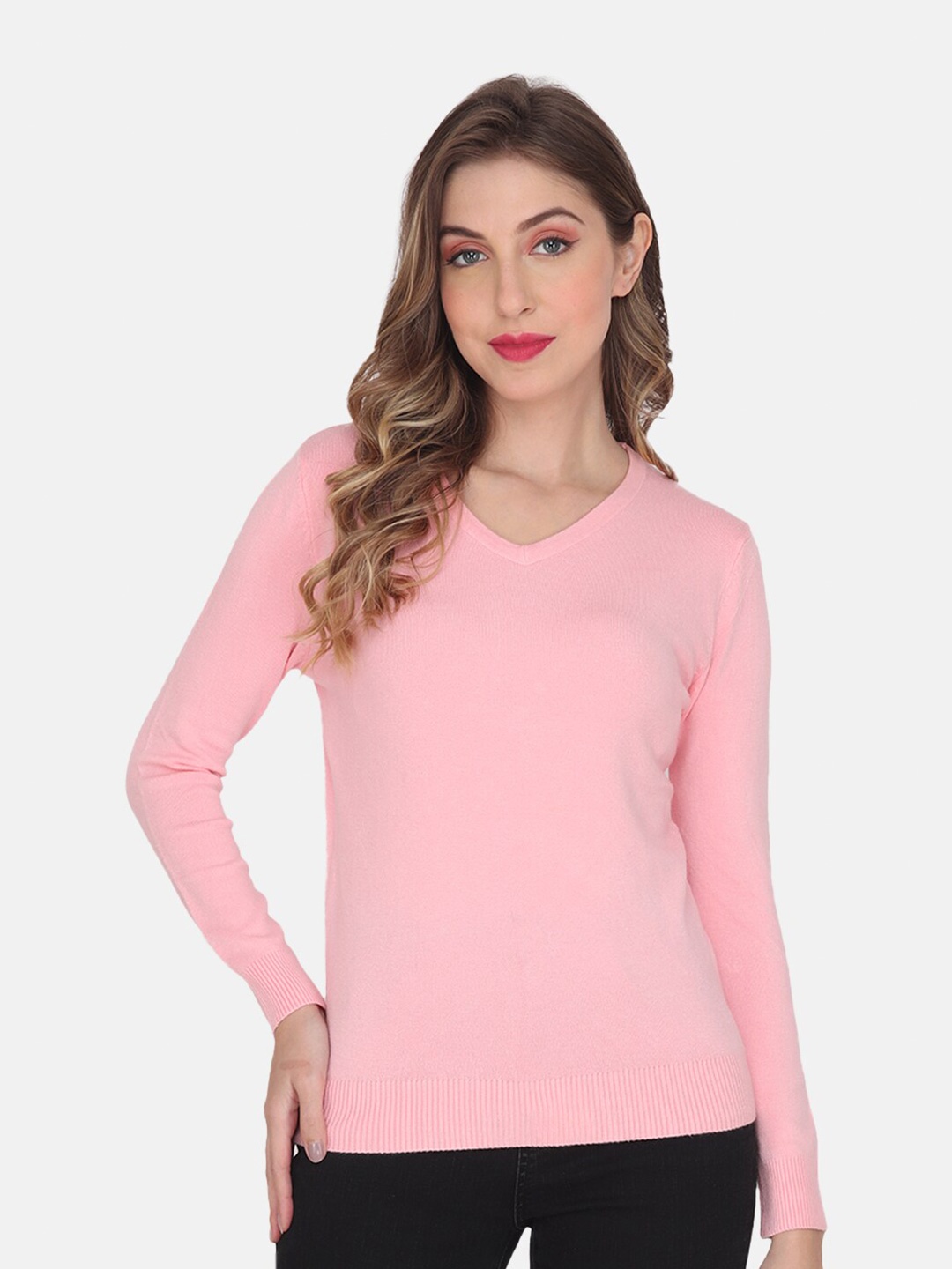 

Albion Women Pullover Sweater, Pink