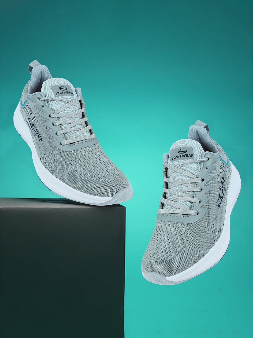 

Lancer Men Textile Running Non-Marking Shoes, Grey