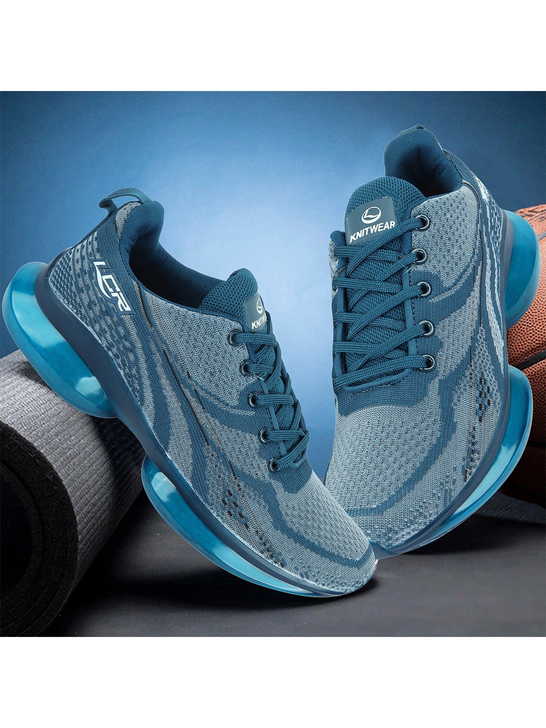 

Lancer Men Textile Running Shoes, Teal