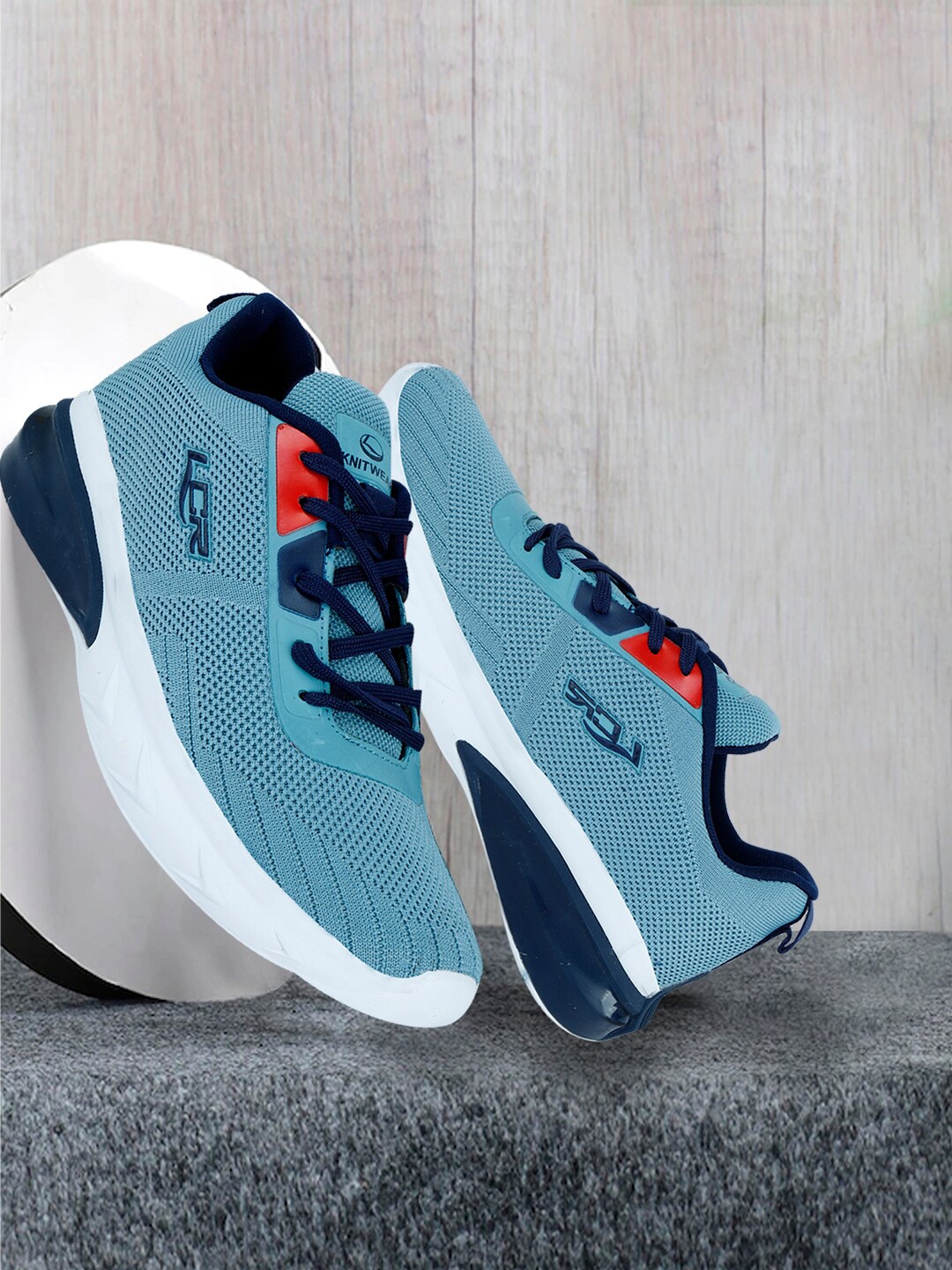 

Lancer Men Textile Running Non-Marking Shoes, Blue