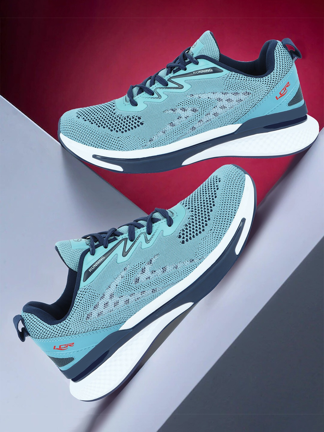 

Lancer Men Textile Running Non-Marking Shoes, Blue