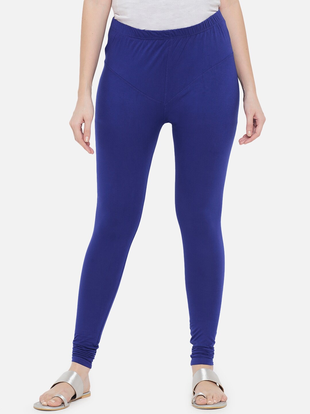 

Aujjessa Women Churidar Length Maternity Leggings, Blue