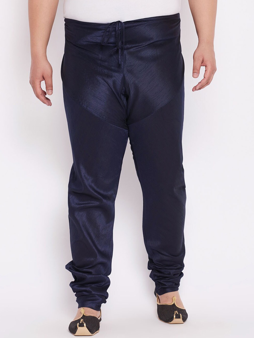 

VASTRAMAY Men Plus Size Churidar, Navy blue