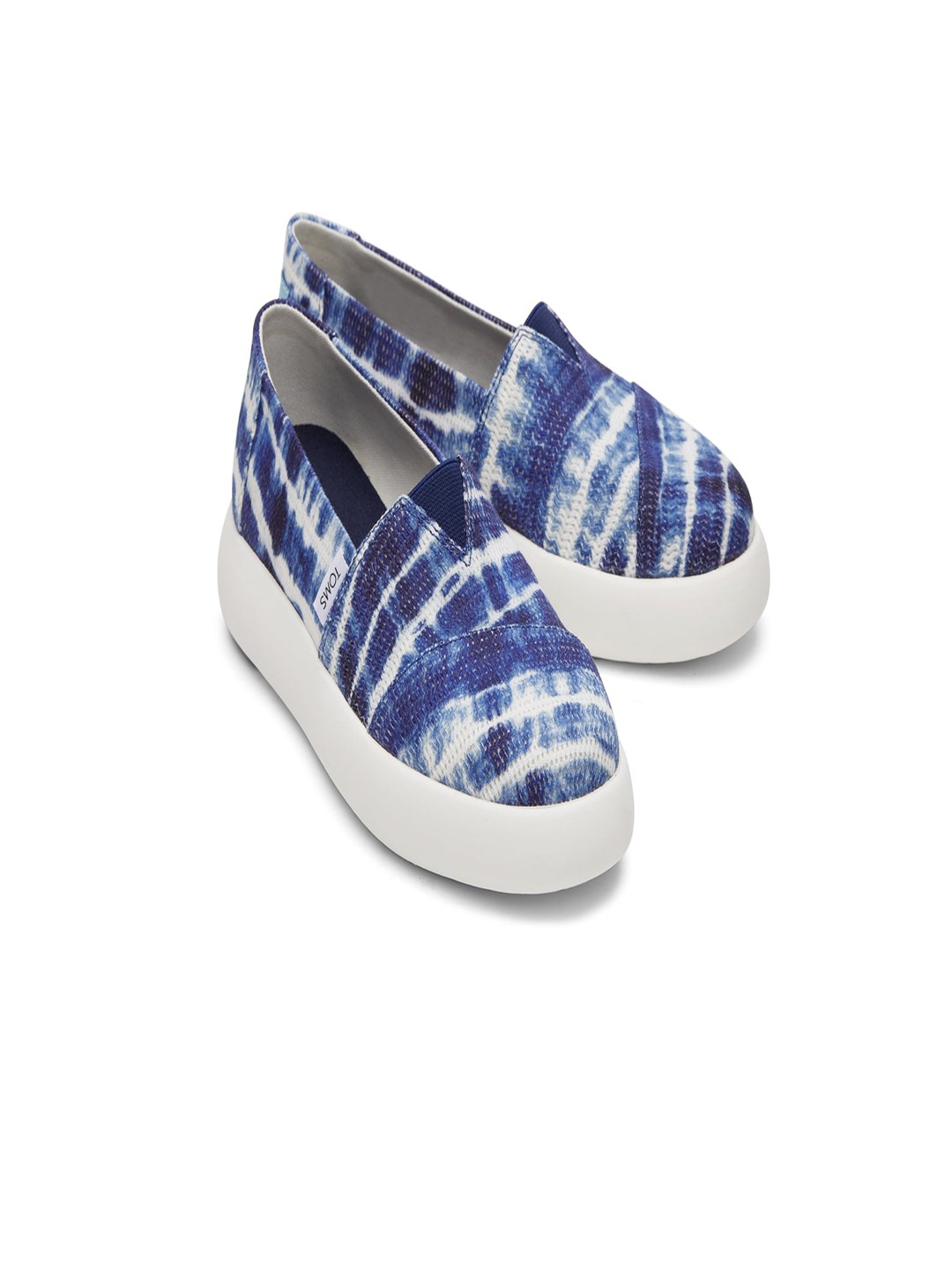 

TOMS Women Printed Slip-On Sneakers, Navy blue