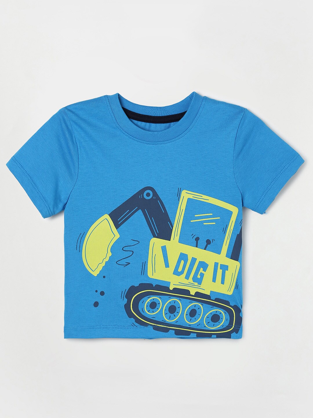 

Juniors by Lifestyle Boys Blue Graphic Printed Cotton T-shirt