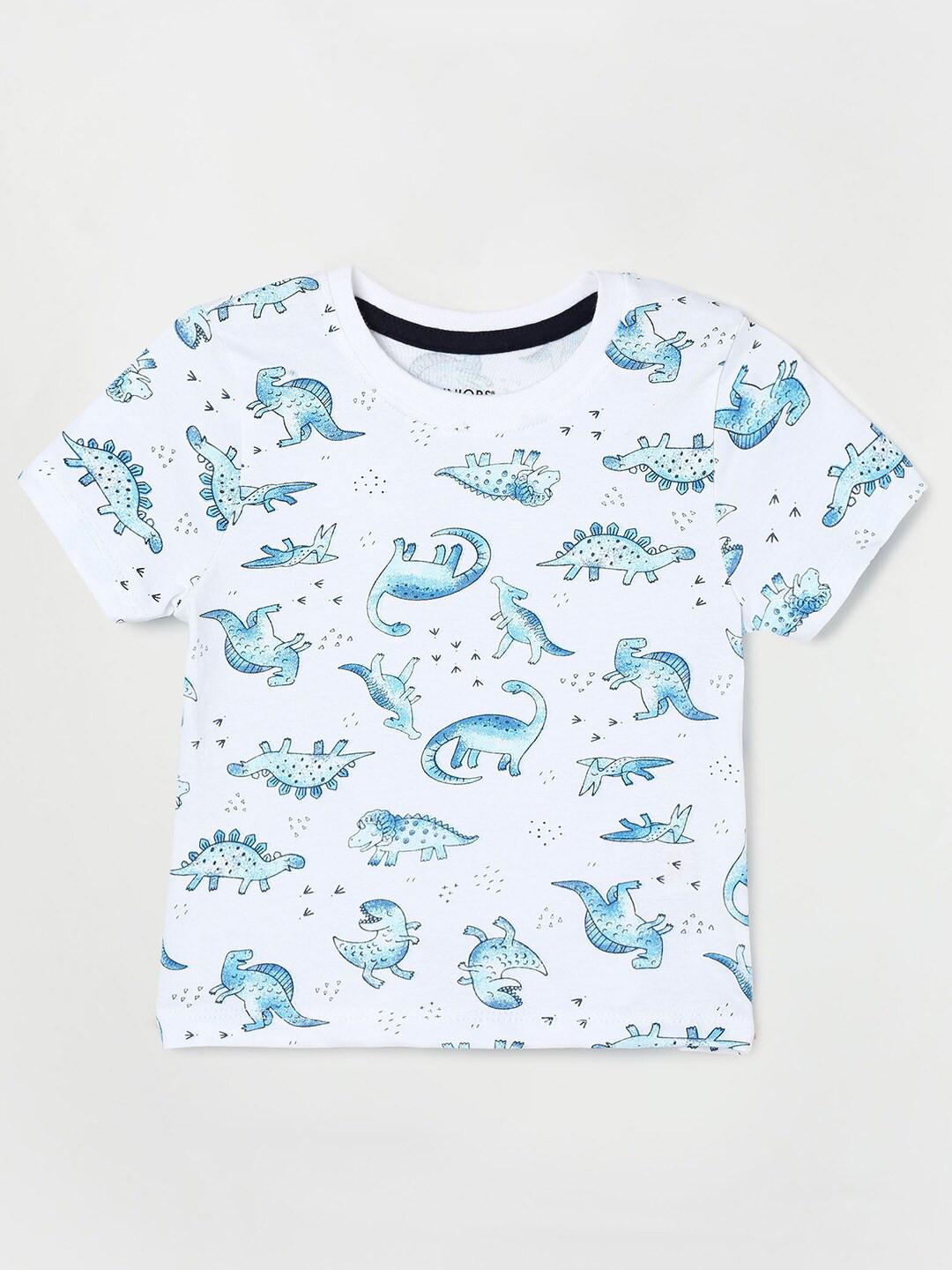 

Juniors by Lifestyle Boys Printed Cotton T-shirt, White