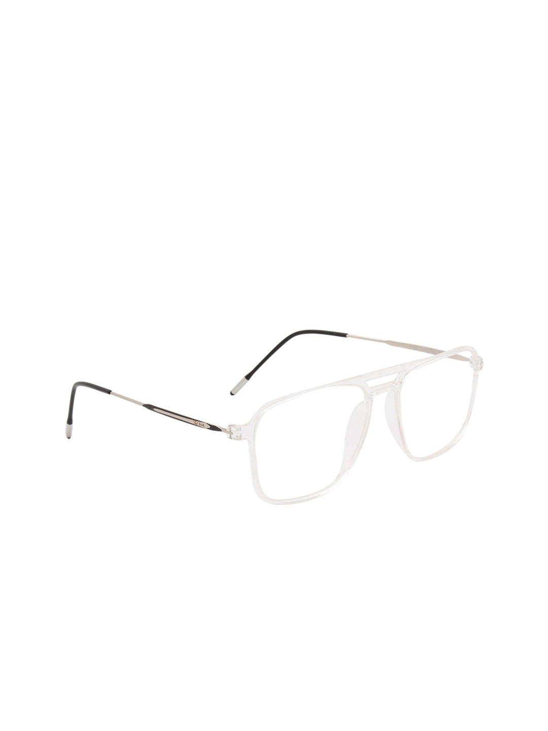 

Ted Smith Full Rim Acetate Aviator Frames Eyeglasses, Transparent