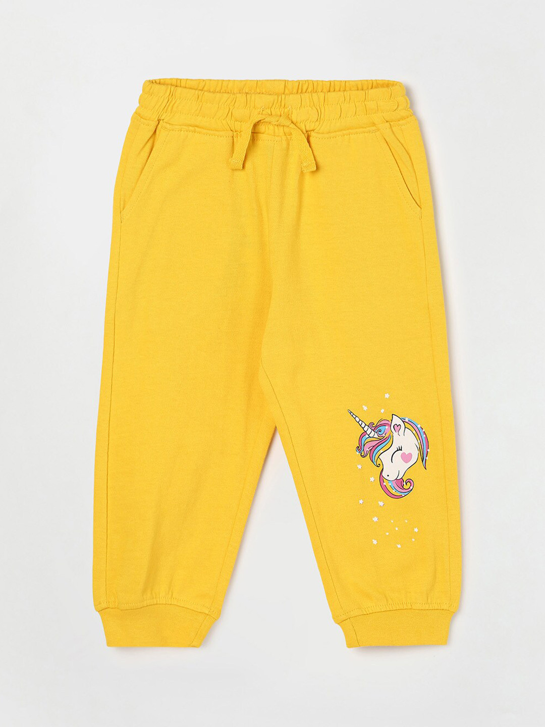 

Juniors by Lifestyle Girls Cotton Slim Fit Joggers, Yellow