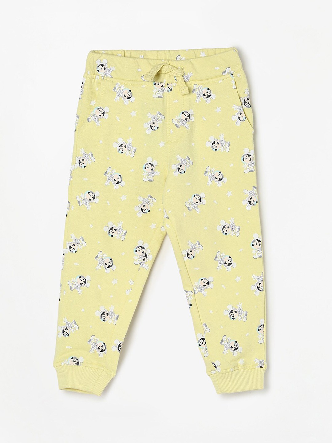 

Juniors by Lifestyle Boys Printed Cotton Joggers, Yellow