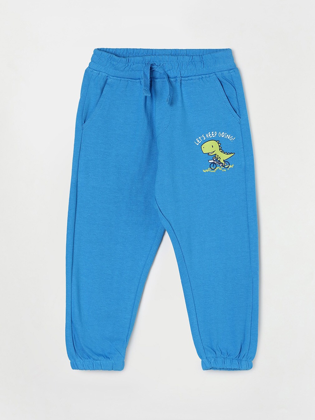 

Juniors by Lifestyle Boys Printed Cotton Joggers, Blue