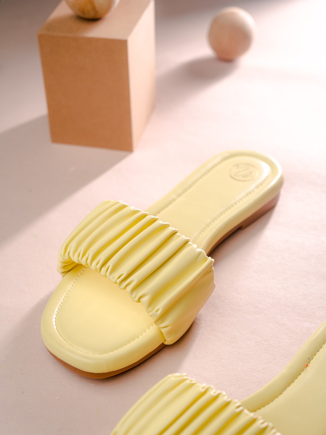 

NR By Nidhi Rathi Women Open Toe Flats, Yellow