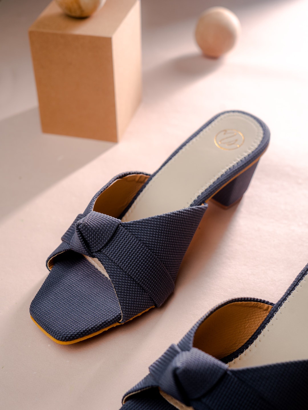 

NR By Nidhi Rathi Women Block Heels, Navy blue