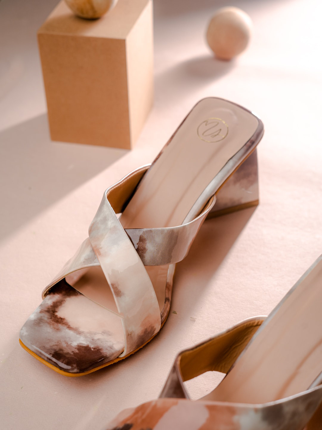 

NR By Nidhi Rathi Block Heels, Brown