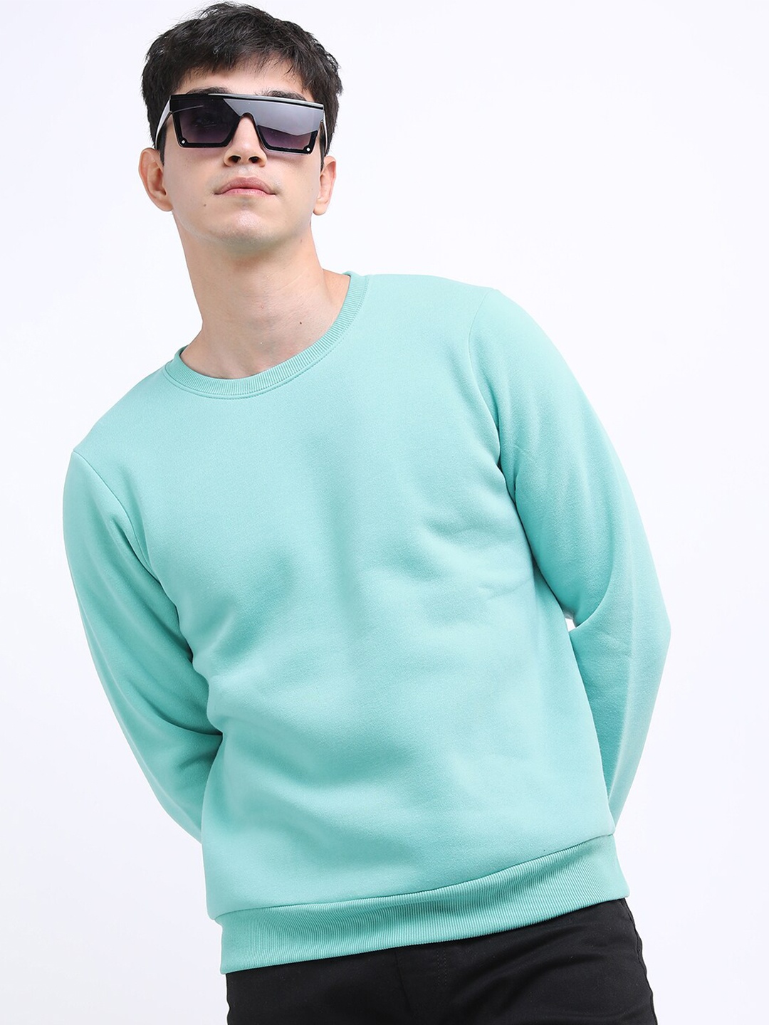 

KETCH Round Neck Pullover Sweatshirt, Blue