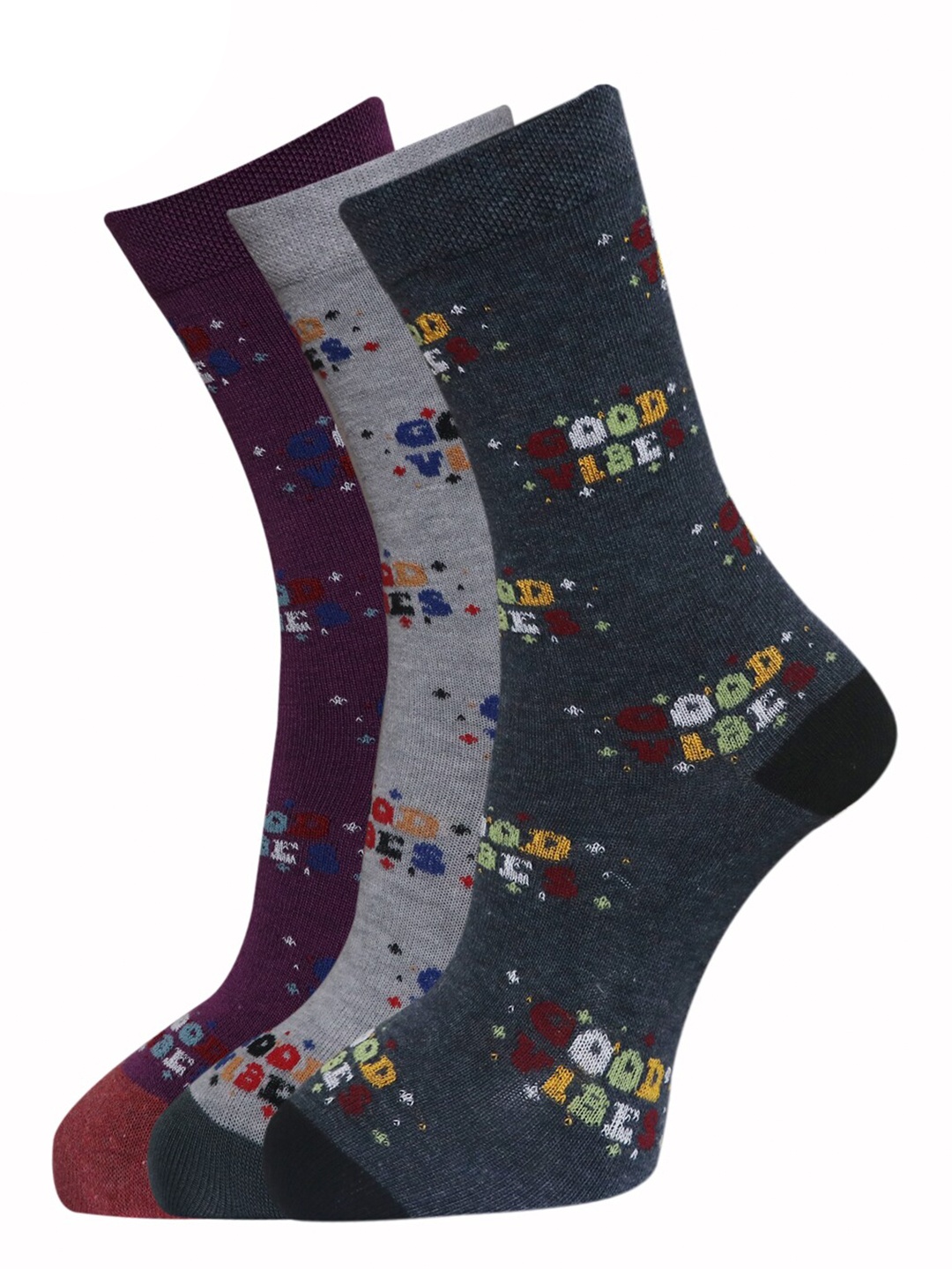 

Dollar Socks Women Pack Of 3 Assorted Cotton Ankle Length Socks