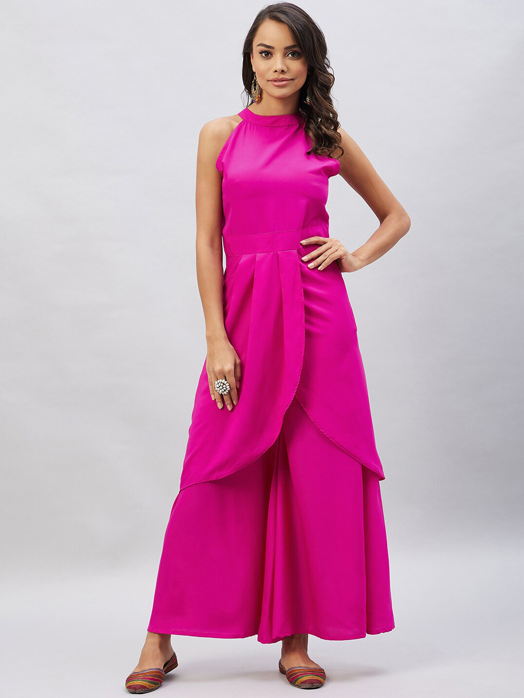 

InWeave Women Kurta with Palazzos, Magenta