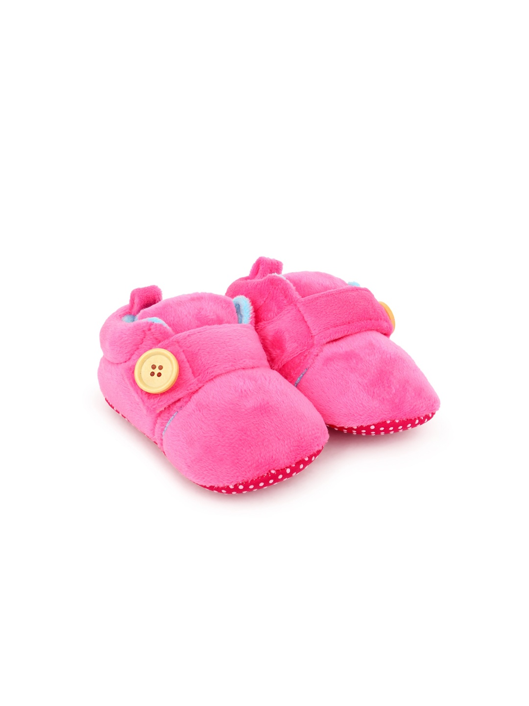 

Superminis Kids Cotton Booties, Pink