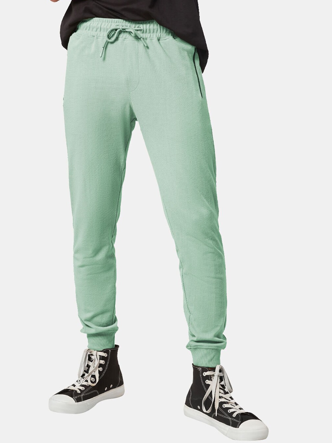 

The Souled Store Men Solid Joggers, Green