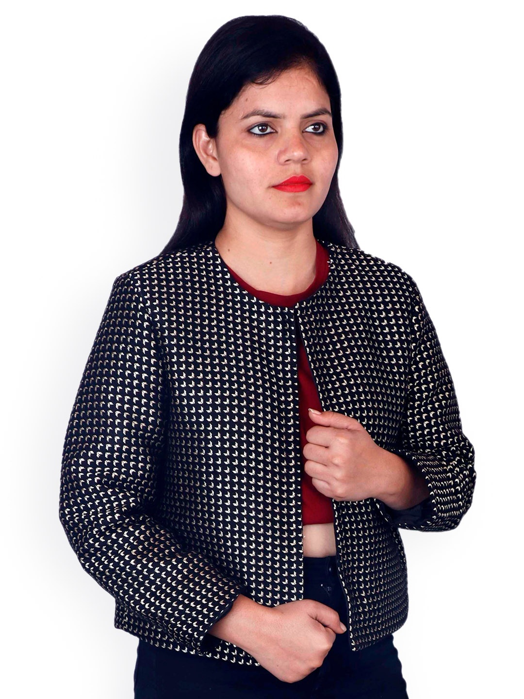 

REZZY Women Lightweight Tailored Jacket, Black