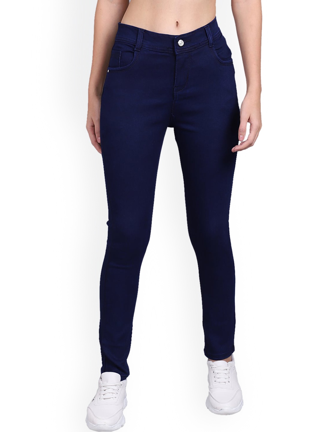 

ELLIS Women Jean Skinny Fit Stretchable Jeans, Blue