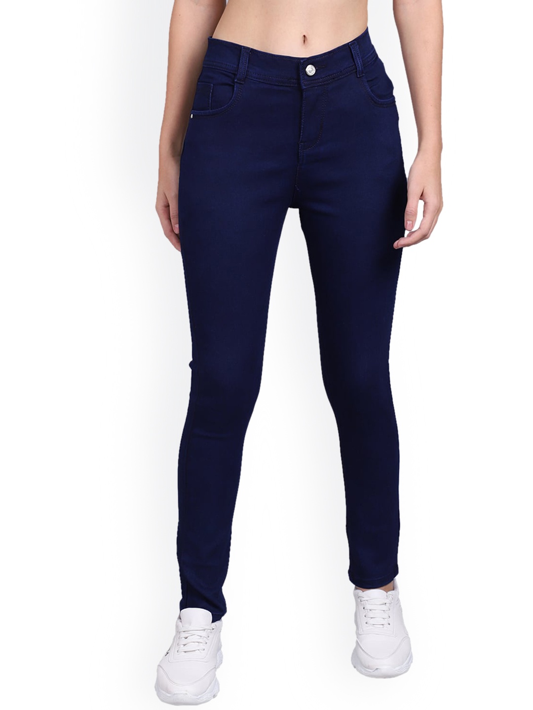 

ELLIS Women Jean Skinny Fit Stretchable Jeans, Blue