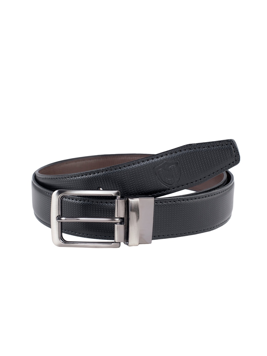 

Keviv Men Leather Reversible Formal Belt, Black