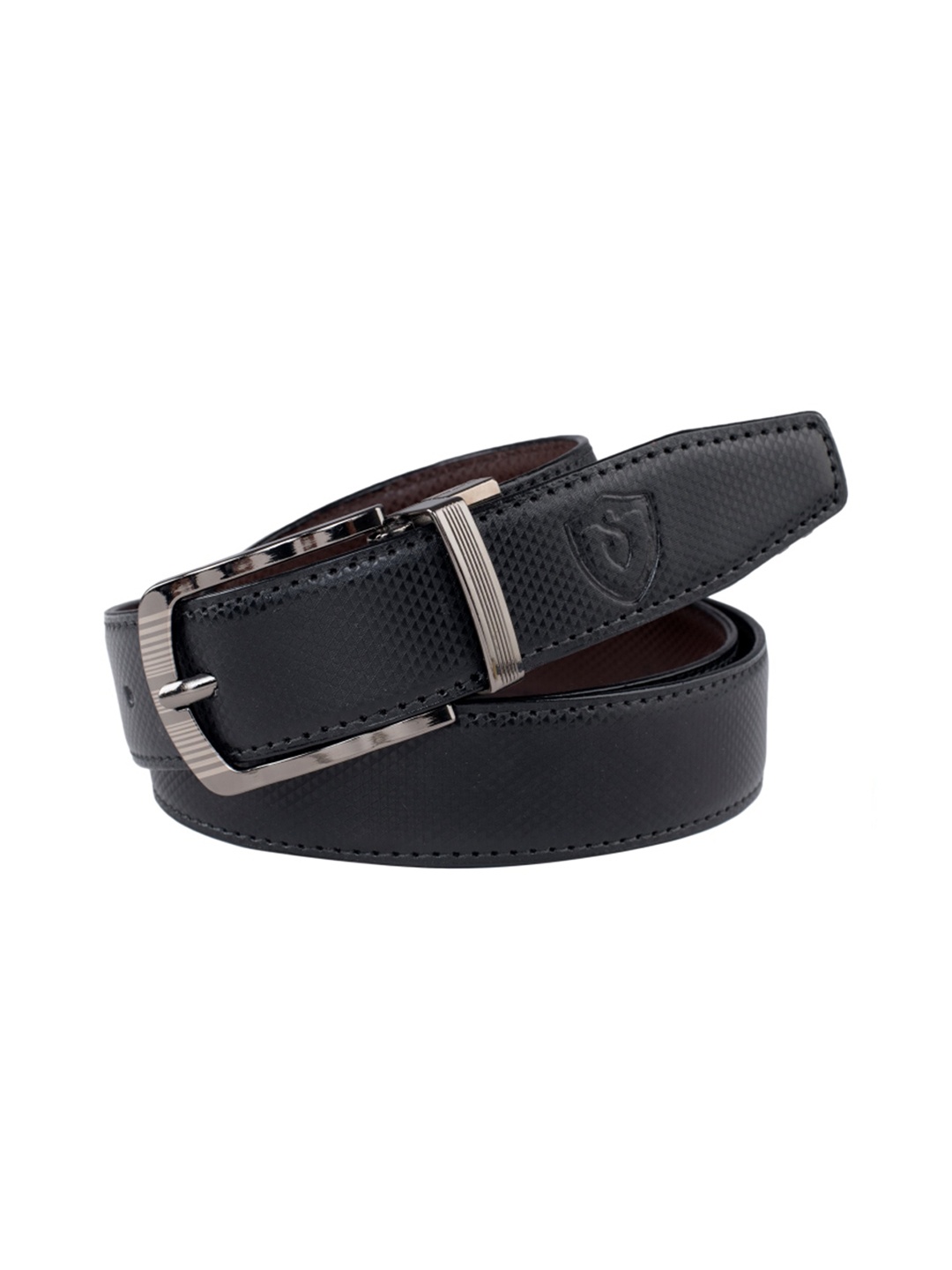 

Keviv Men Leather Reversible Formal Belt, Black