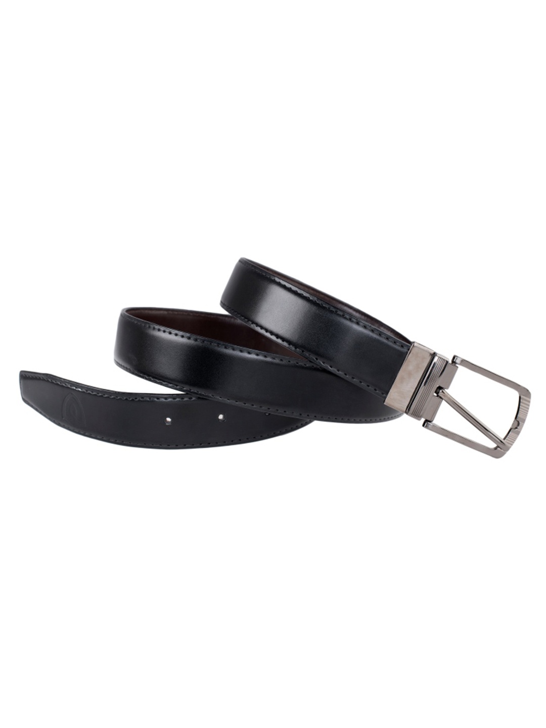 

Keviv Men Leather Reversible Formal Belt, Black