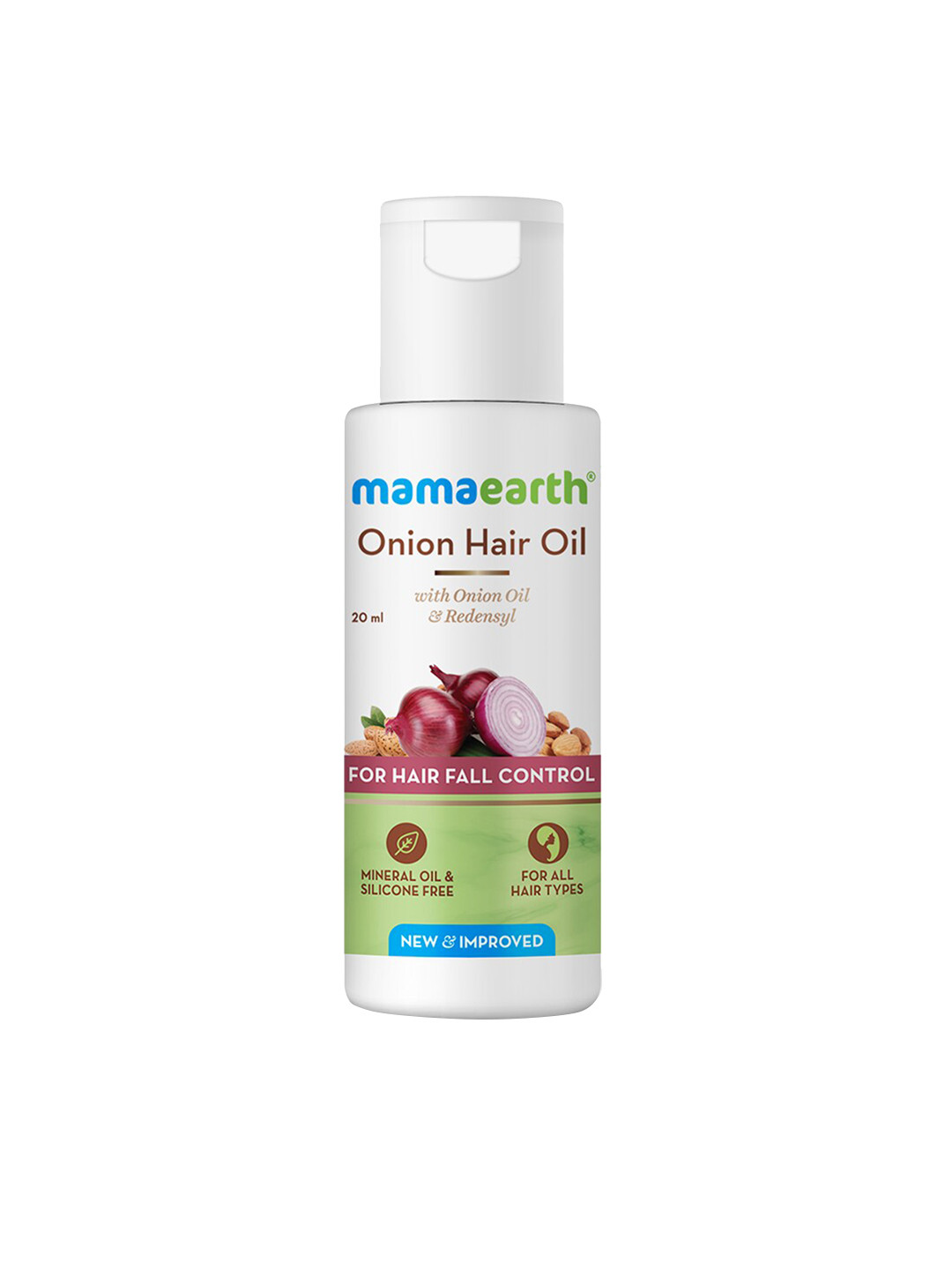 

Mamaearth Transparent Onion Hair Oil With Onion & Redensyl 20 ML