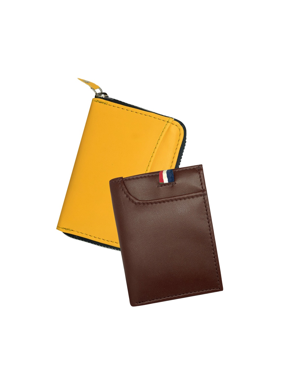 

GREEN DRAGONFLY RFID Protected Wallet & Card Holder Combo Gift Set, Yellow