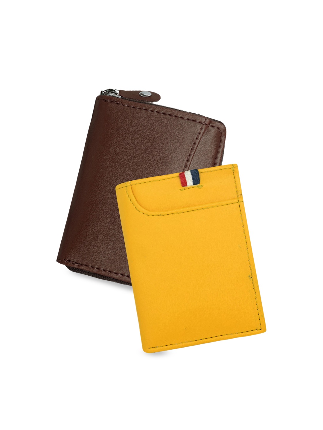 

GREEN DRAGONFLY RFID Protected Wallet & Card Holder Accessory Gift Set, Coffee brown