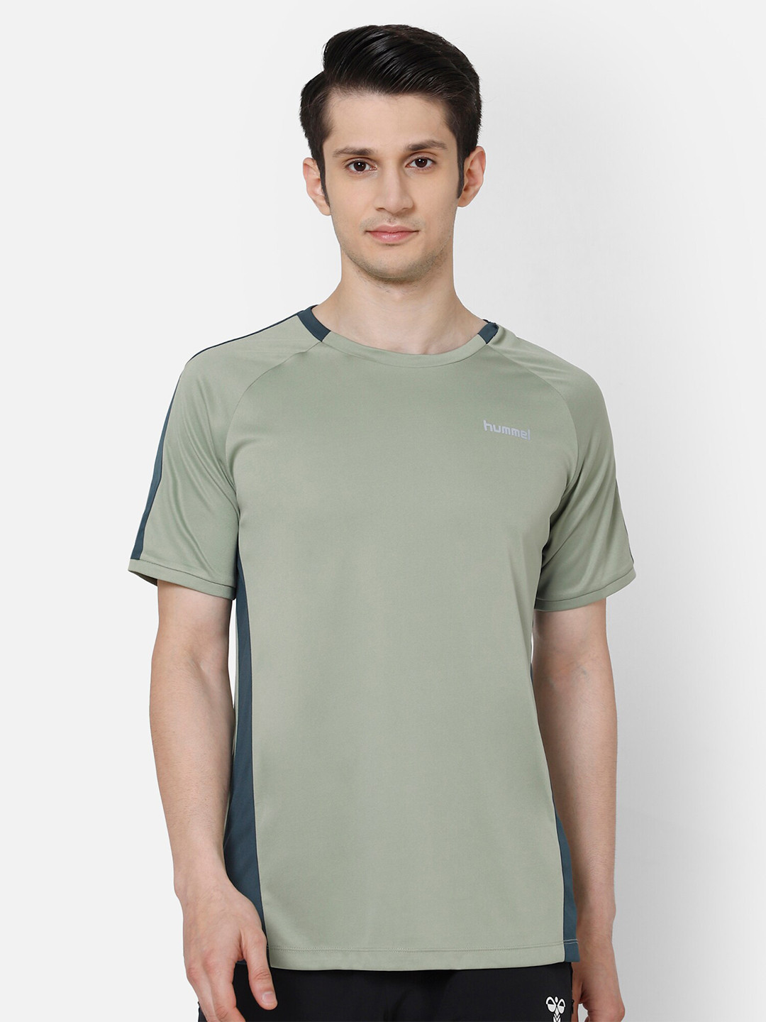 

hummel Men Round Neck T-shirt, Green