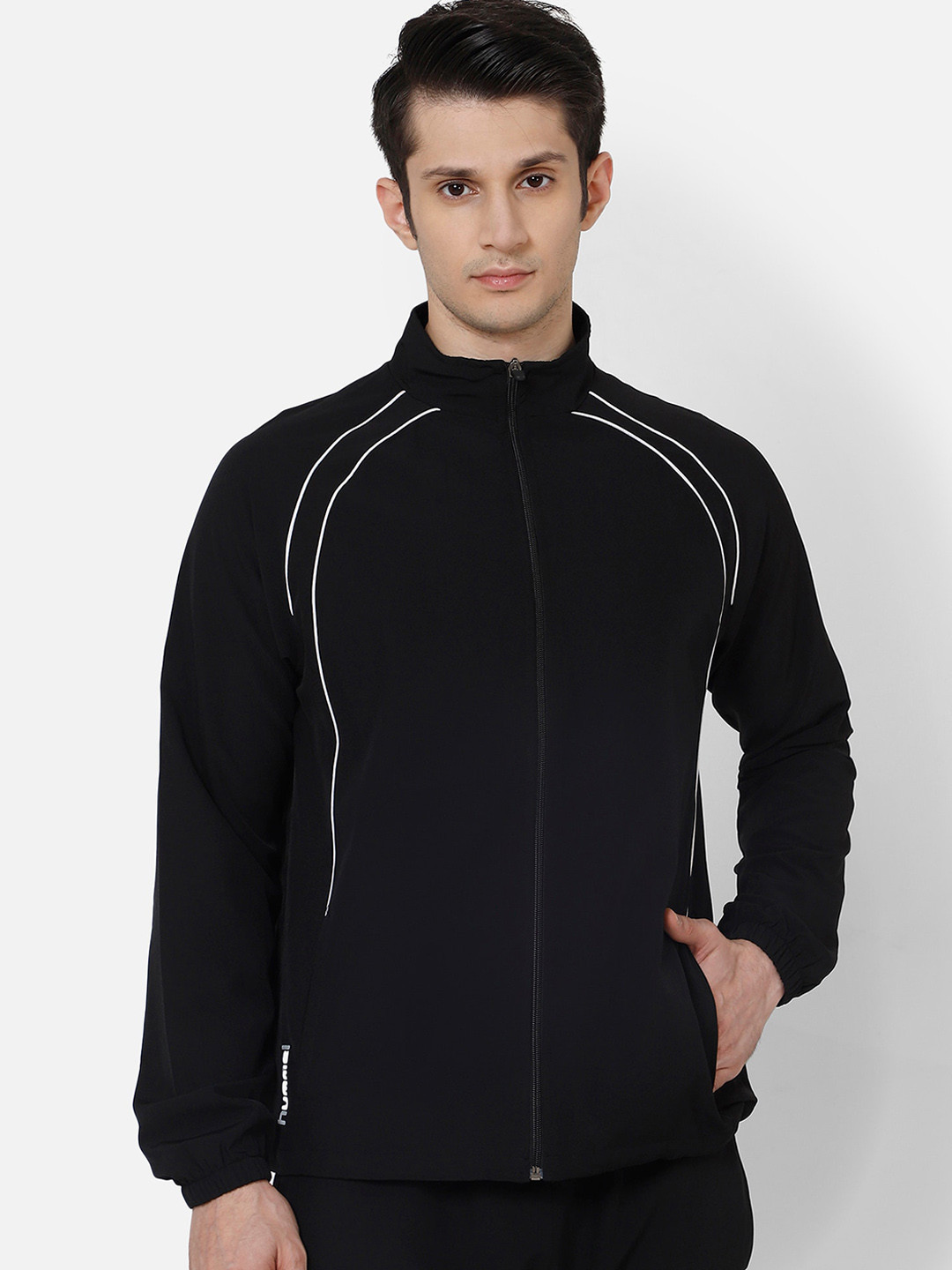

hummel Men Training or Gym Sporty Jacket, Black