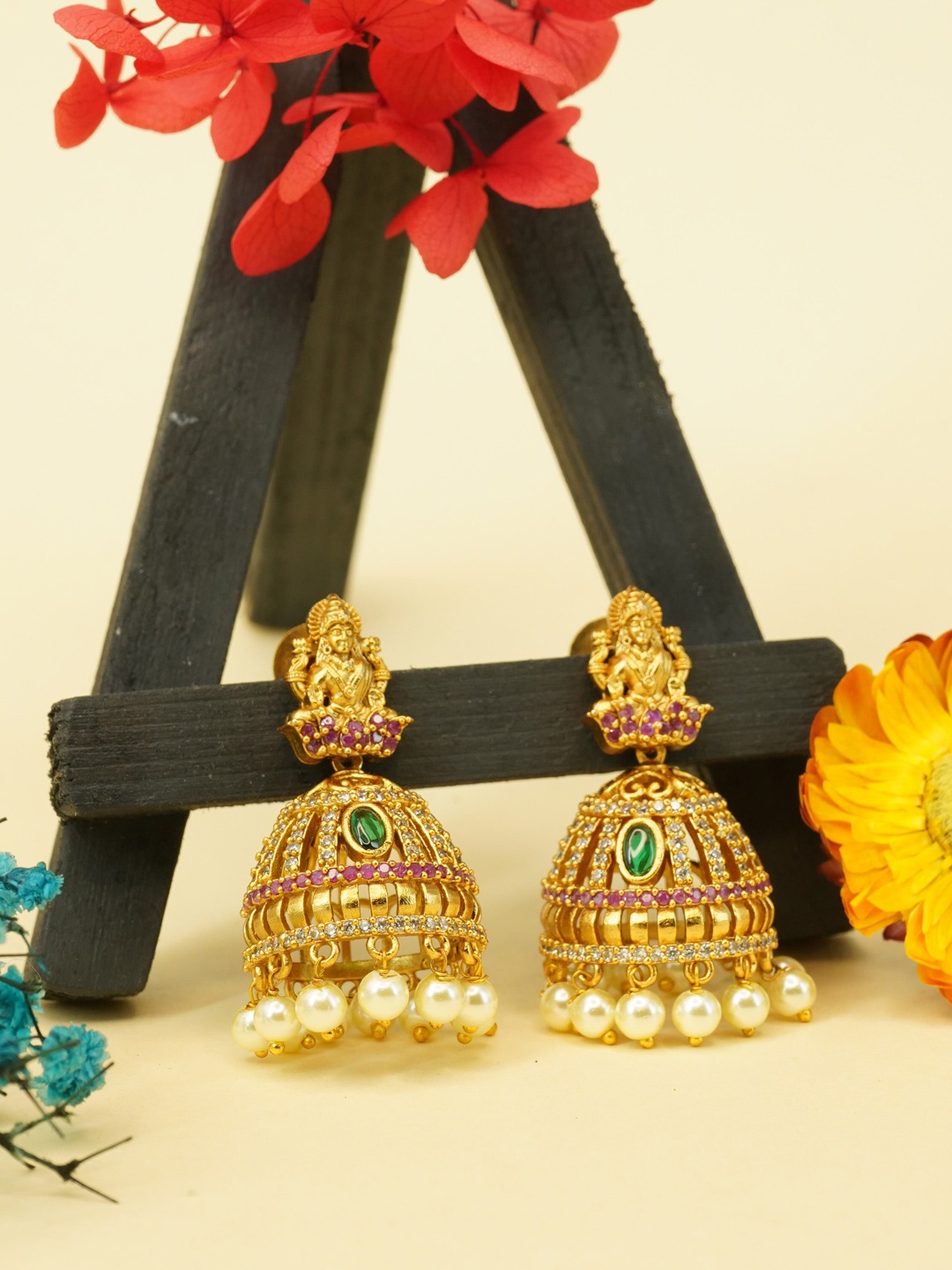 

GRIIHAM Contemporary Drop Earrings, Gold