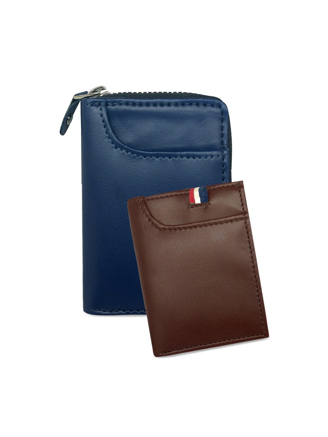

GREEN DRAGONFLY Set Of 2 Wallet & Card Holder Combo Gift Set, Blue