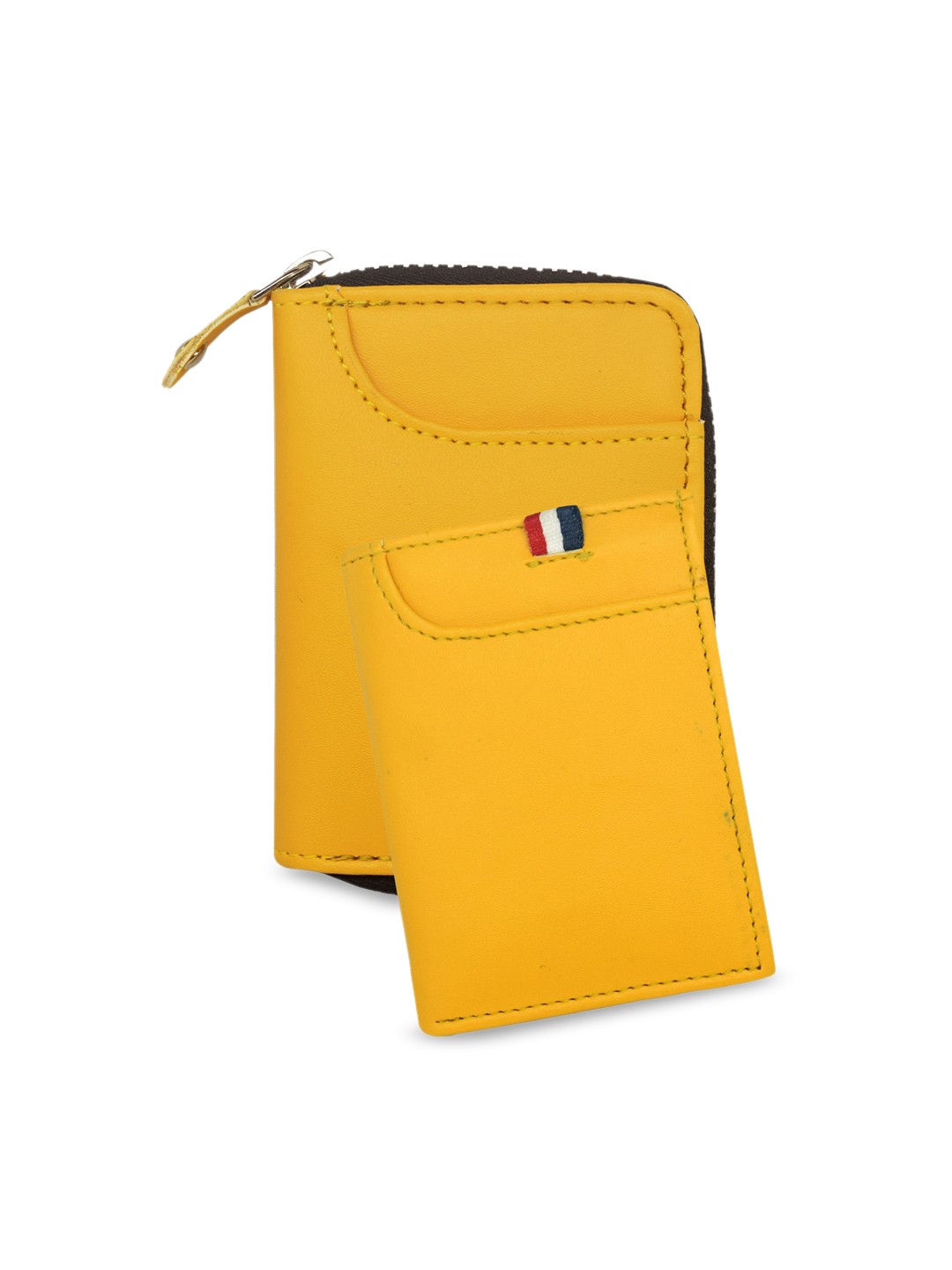 

GREEN DRAGONFLY Unisex Pack Of 2 Wallet & Card Holder Combo Gift Set, Yellow
