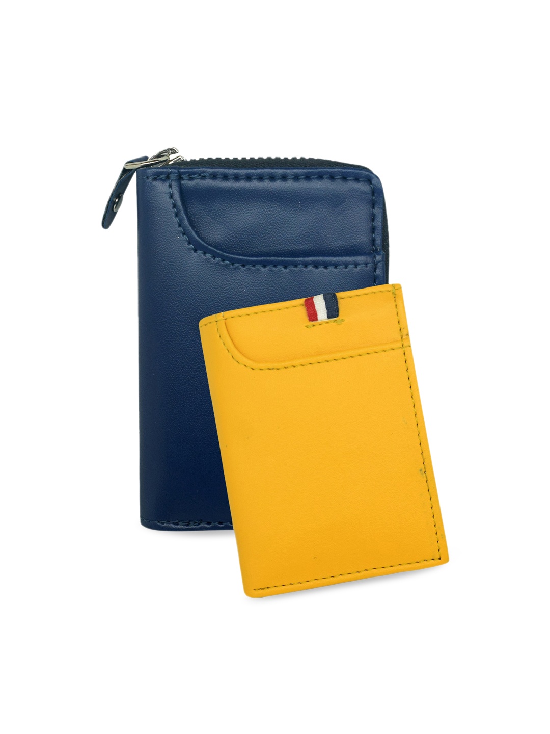 

GREEN DRAGONFLY Set Of 2 Wallet & Card Holder Combo Gift Set, Blue